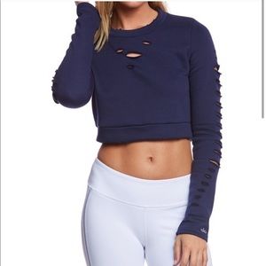 Cropped sweatshirt